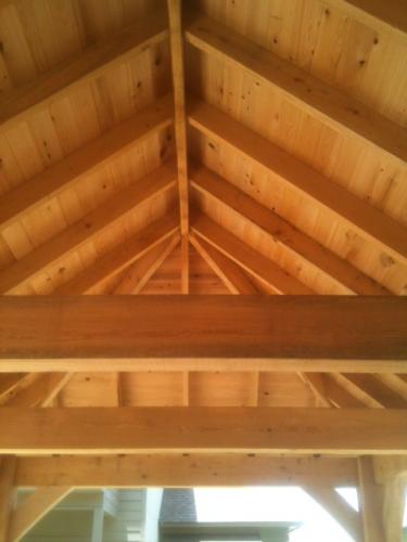 Cypress outdoor kitchen, beams, rafters and ceiling</br></br>