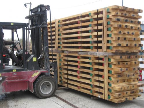 Cypress 3 x 12 Beams</br>Being moved into dry kiln</br></br>