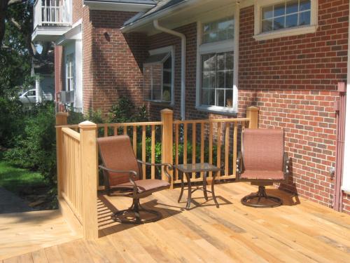 5 inch Cypress Decking and railings</br></br>