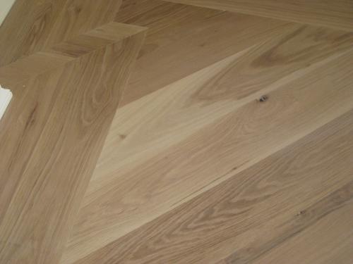 No. 1 grade White Oak, clear finish</br></br>