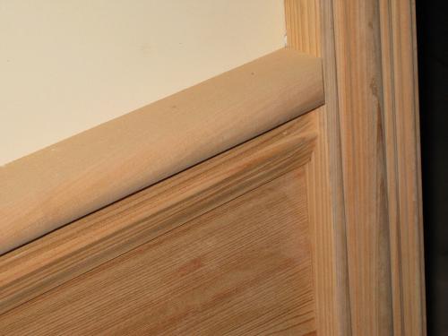 Cypress wainscot trim</br></br>