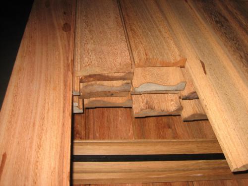 Fancy base moulding from Creole Mahogany</br></br>