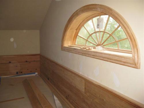 Cypress arched casing plus wainscot</br></br>