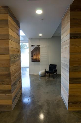 Sinker Cypress in lobby</br></br>